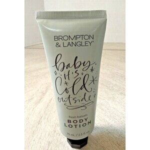 Brompton & Langley Fresh Balsam Body Lotion Baby Its Cold Outside 2.5oz New